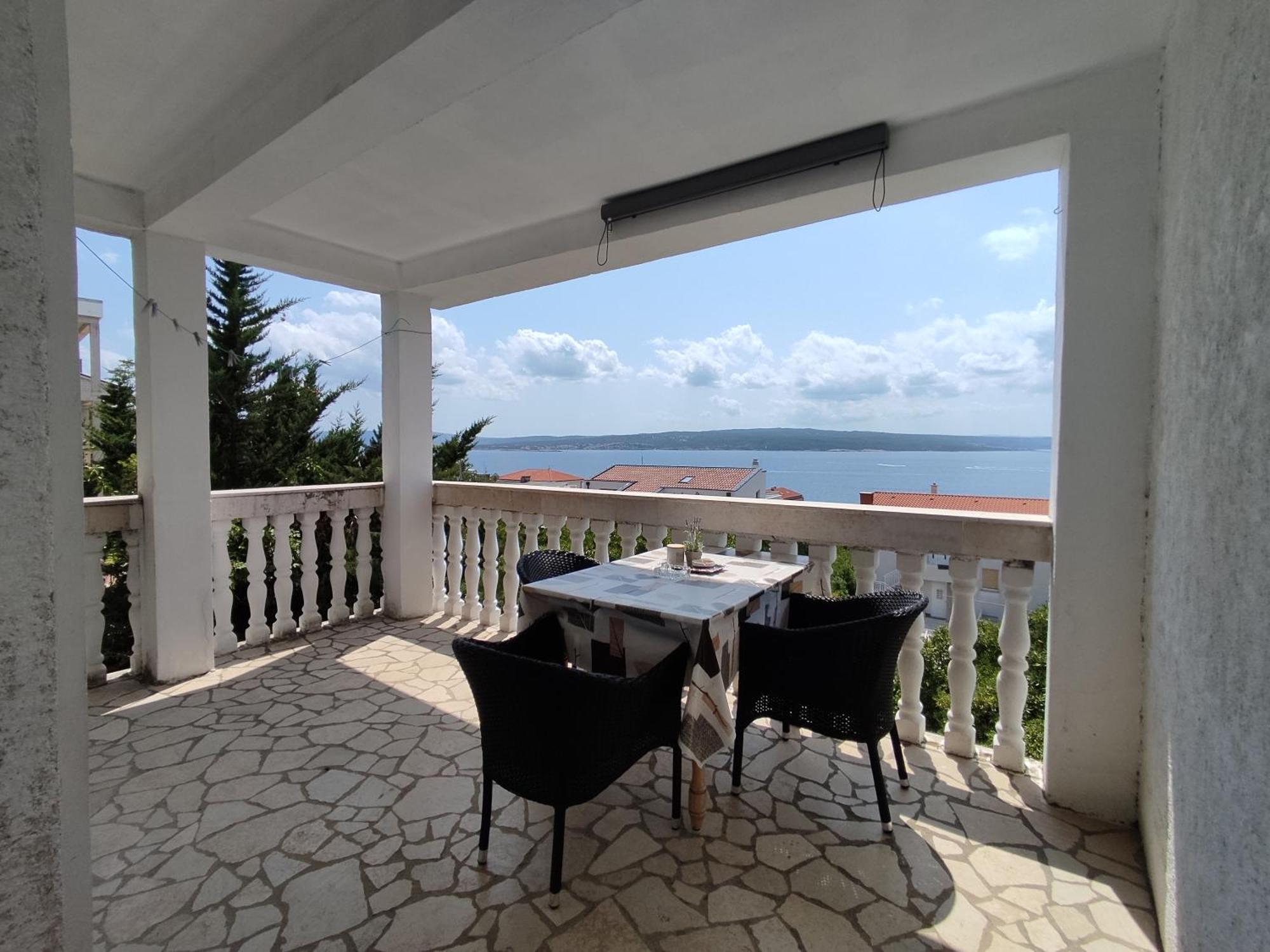 Panorama View Close Sandy Beach 100M To Talasoterapija, Crikvenica Exterior photo