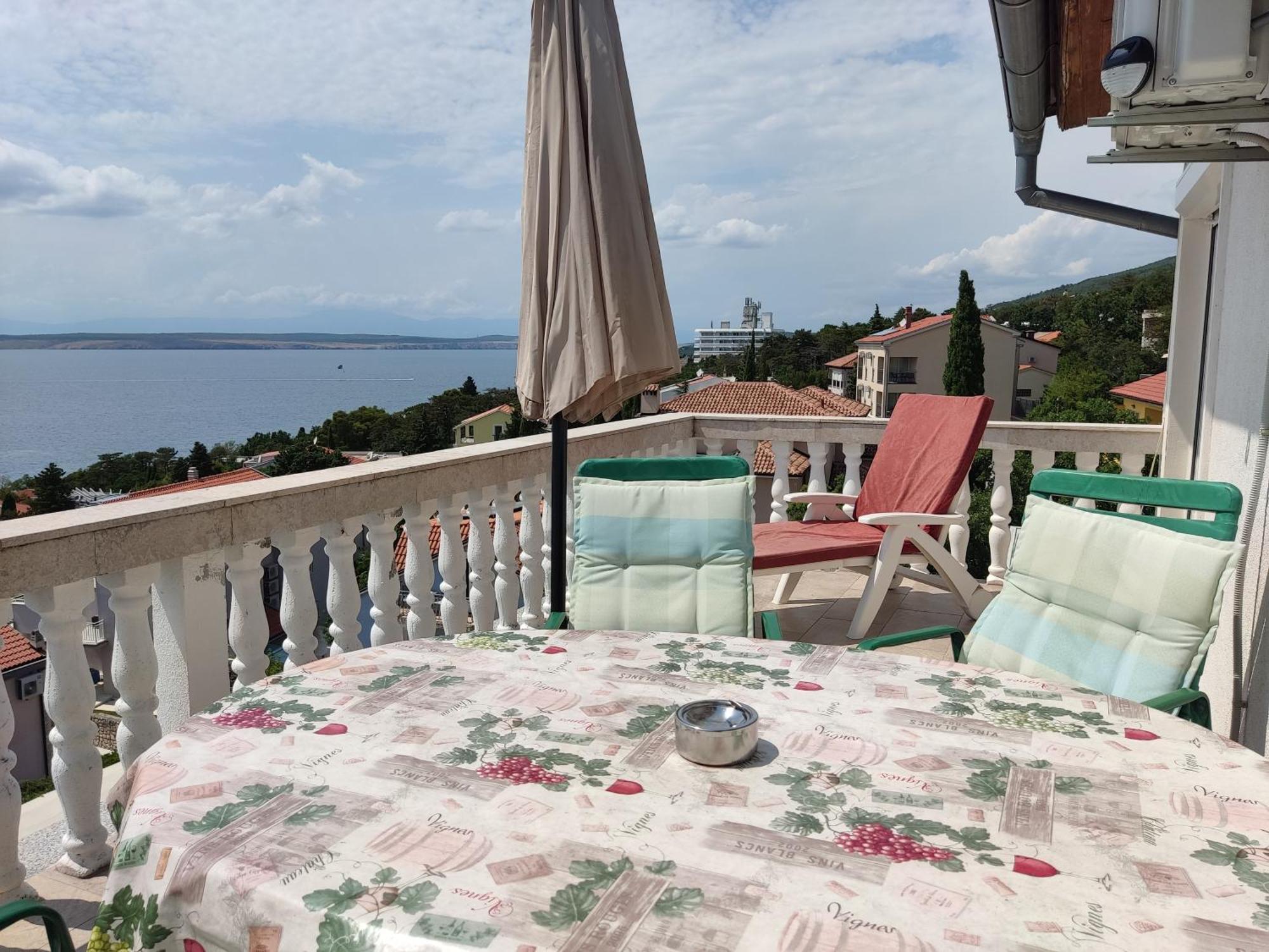 Panorama View Close Sandy Beach 100M To Talasoterapija, Apartment Crikvenica Exterior photo